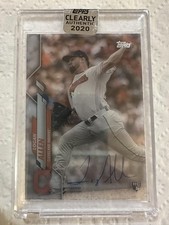 2020 Topps Clearly Authentic Logan Allen Auto Autograph RC Rookie Card Indians