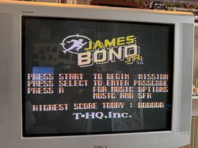 James Bond Jr NES PAL bon &eacute;tat ! Good condition! in Game Box!