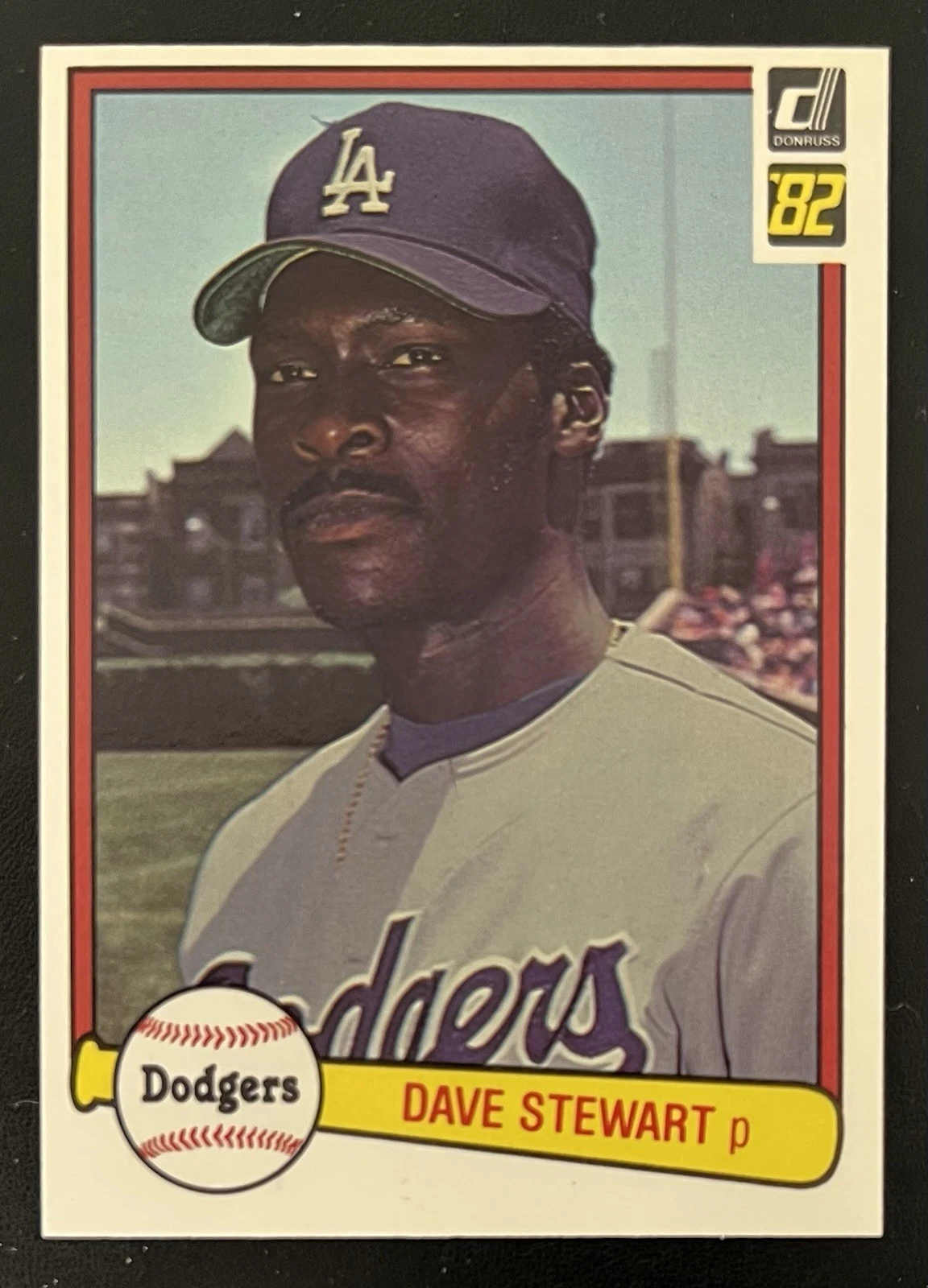 Dave Stewart trading card