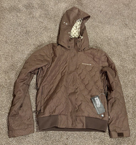Special Blend Women’s True Chocolate Polka Dots Snow Jacket (Size M) (New)