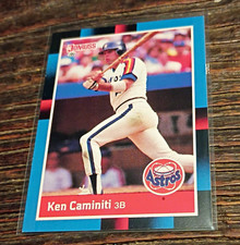 Donruss 1988 Ken Caminiti #308 Houston Astros Rookie Base Set Variation Card. rookie card picture