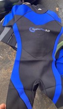 HYDROPRO 3.0 Black Blue Woman s WET SUIT - SHORT SLEEVES SIZE Large NEW