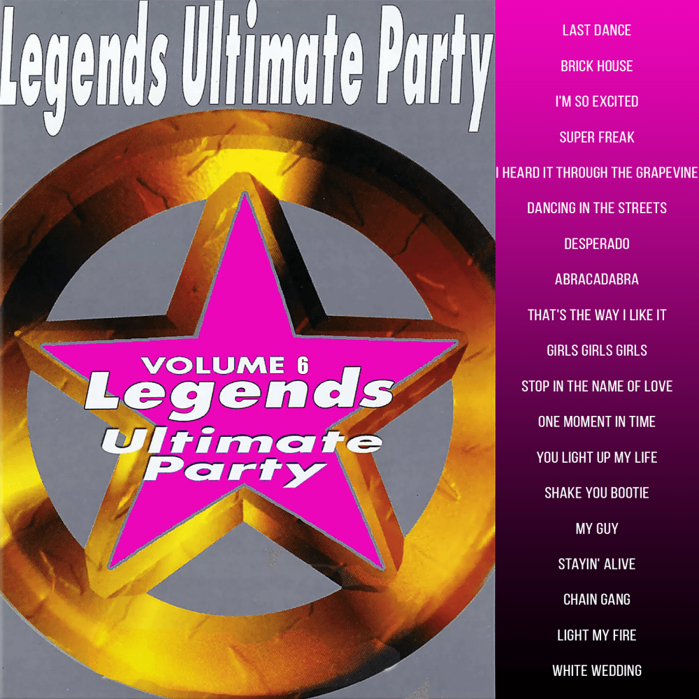 Karaoke CDG CD Legends Series Ultimate Party Vol 6 CD+G 20 Track Disc