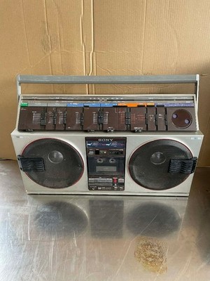 Sony CFS-99 Energy 99 Ghettoblaster Radio funktioniert ungetestet wie abgebil...