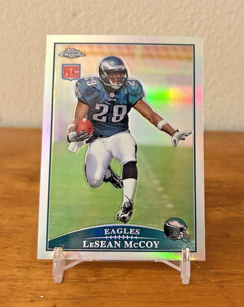 2009 Topps Chrome LeSean McCoy RC Refractor Rookie #TC180 Eagles