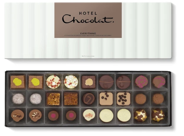 Hotel Chocolat Everything Sleekster 355g Gift Box – Luxury Milk Chocolates
