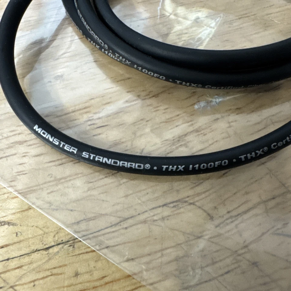 Monster Standard THX I100FO Fiber Optic Audio Interconnect Cable 4 FT - Image 2 of 4