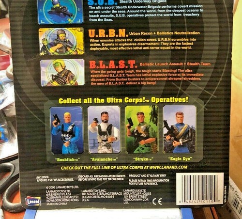 ULTRA CORPS "STRYKE" FIGUR B.U.G.S.LANARD 2006 12 ZOLL VOLL BEWEGLICH + EXTRAS - Bild 4 von 5