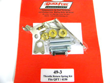 Quick Fuel 49-3 Throttle Return Spring Kit For Holley Qft Aed 4150 Series Carbs