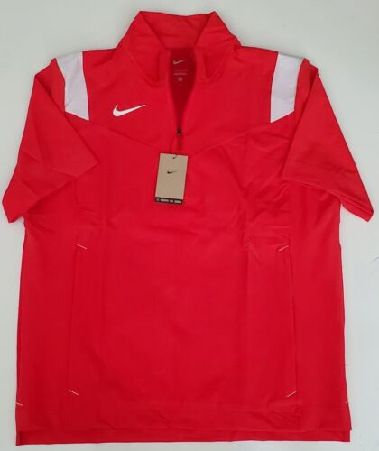 Nike ~ Lightweight Water-Repellant Men's Short Sleeve Coach's Jacket $80 NWT - Picture 2 of 28