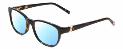 Jones New York J755 Unisex Blue Light Glasses in Tortoise Havana Brown Gold 52mm