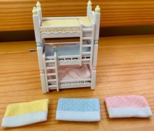 Sylvanian families calico critters triplets bedroom furniture three beds bunkbed