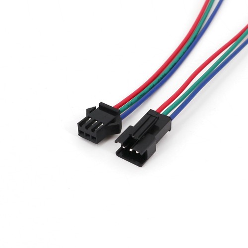 50 Paar SM 3-polige Steigung 2,54 mm Stecker und Buchse 15 cm elektronischer Drahtstecker - Bild 4 von 7