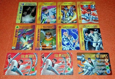 Marvel OVERPOWER DR. OCTOPUS SET 3 char OP IQ Hillshire Farms 8 sp Killer Crush