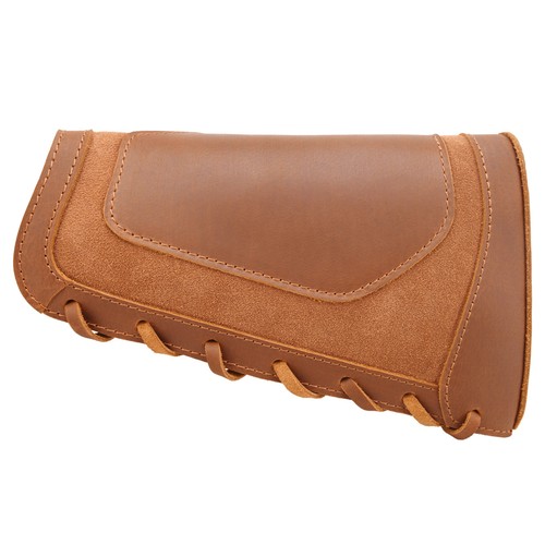 Custodia in pelle per munizioni copri fucile fucile buttstock per .357/.308/.22lr/12GA - Foto 34 di 62