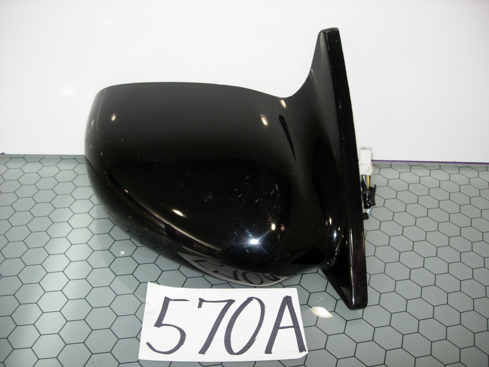 01 02 03 04 05 Dodge Stratus Coupe PASSENGER side Mirror Used power Black #570A