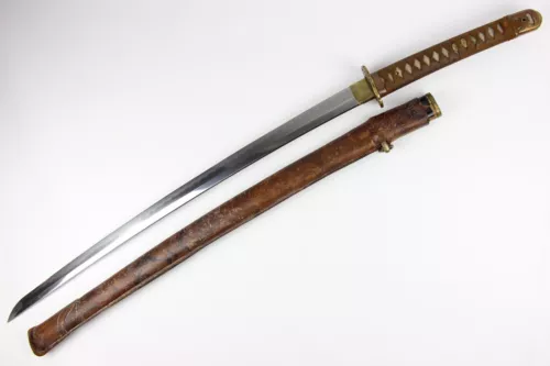 WW2 Japanese T98 Army Officer Sword with Field Scabbard WWII Type 98 Katana