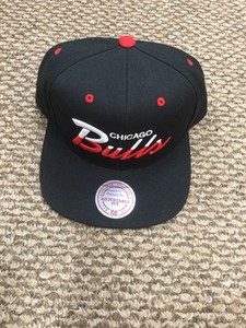 mitchell and ness script snapback