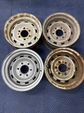 Set 4 Rally Wheel Rim Chevy Gmc Truck 67-87 6 Lug Bolt 15x7 4x4 K5 Blazer K10 1