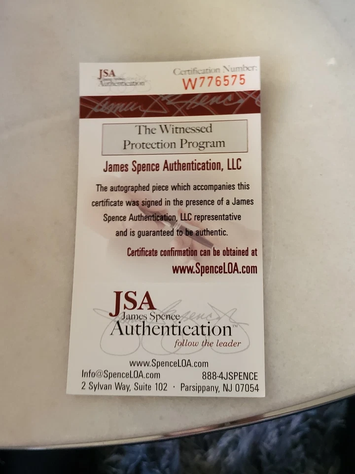 Ricky Ervins Autographed/Signed Mini Helmet JSA COA USC Trojans C - Image 4 of 4