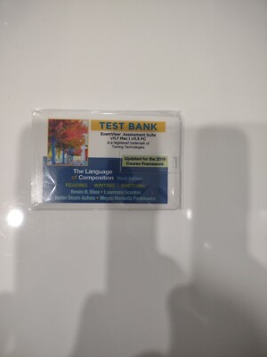 The Language Of Composition - Test Bank - Third Edition ExamView
