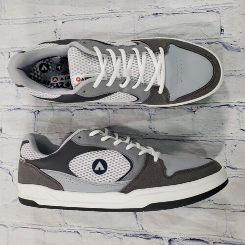 Airwalk MENS SIZE 13 Aerial Low Gray Skate Shoes Skateboard Grunge