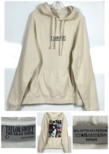 Taylor Swift The Eras Tour Official Merch Cream Hoodie- Size Large