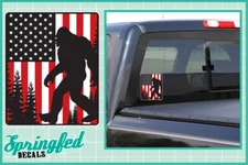 American SASQUATCH Vinyl Decal Car Truck Sticker Bigfoot Decal