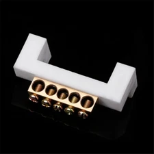 New 5 Positions Electric Cable Connector Screw Barrier Terminal Strip Block Bar