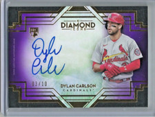 Dylan Carlson 2021 Topps Diamond Icons Purple Autograph Rookie #03/10