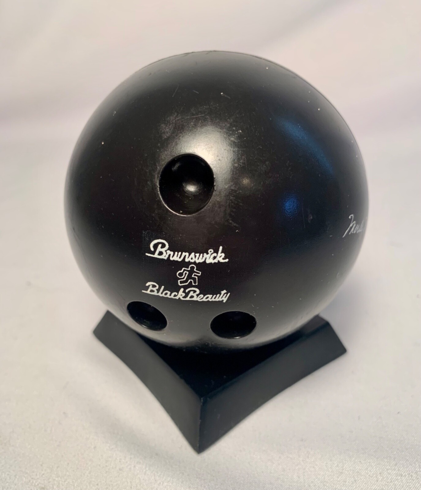 VTG "Brunswick Black Beauty" bowling ball coin bank w/PBA pro player's names. eBay
