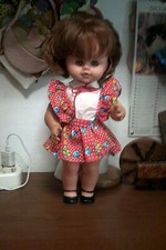 sebino michela  capelli rossi vestito raro originale,NON FUNZIONANTE leggi