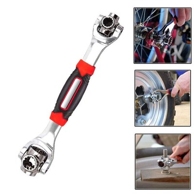 360° Edelstahl Multi 52-in-1 Universalschlüssel Hundeknochen Schraubenschlüssel