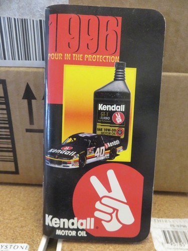KENDALL MOTOR OIL DIARY/BOOKLET 1996