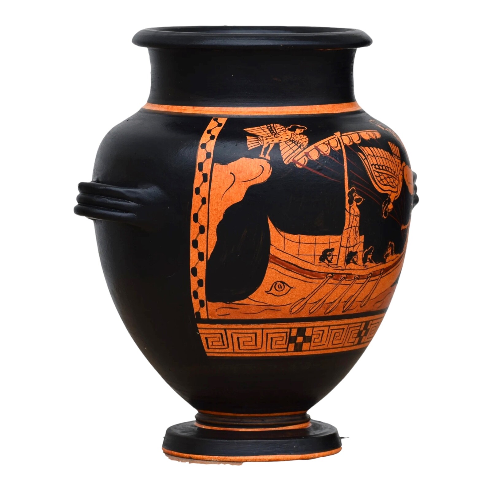 Odysseus & Sirens Stamnos Ancient Greek Ceramic Vase Pottery Copy 480 BCE eBay