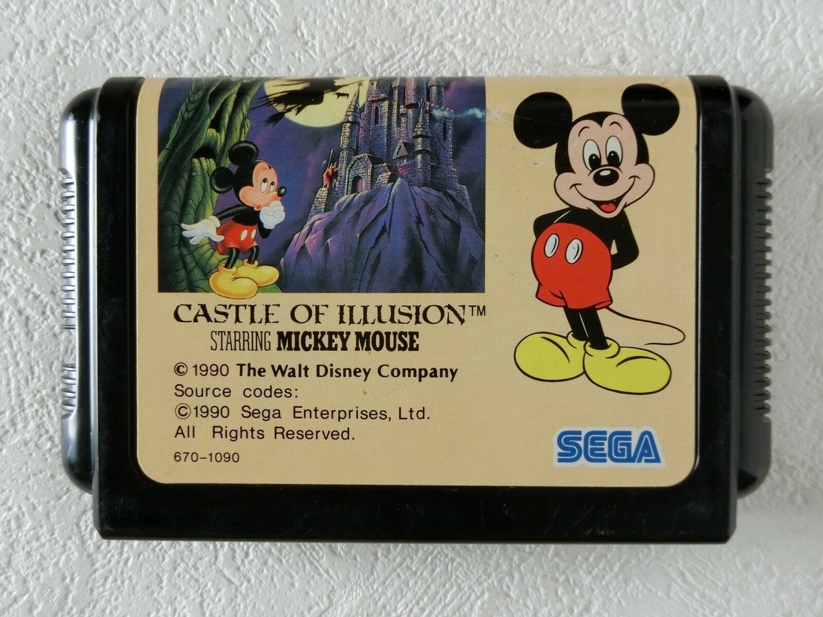 Castle of Illusion Starring Mickey Mouse MD Genesis Sega Castle of Illusion Starring Mickey Mouse MD Genesis Sega