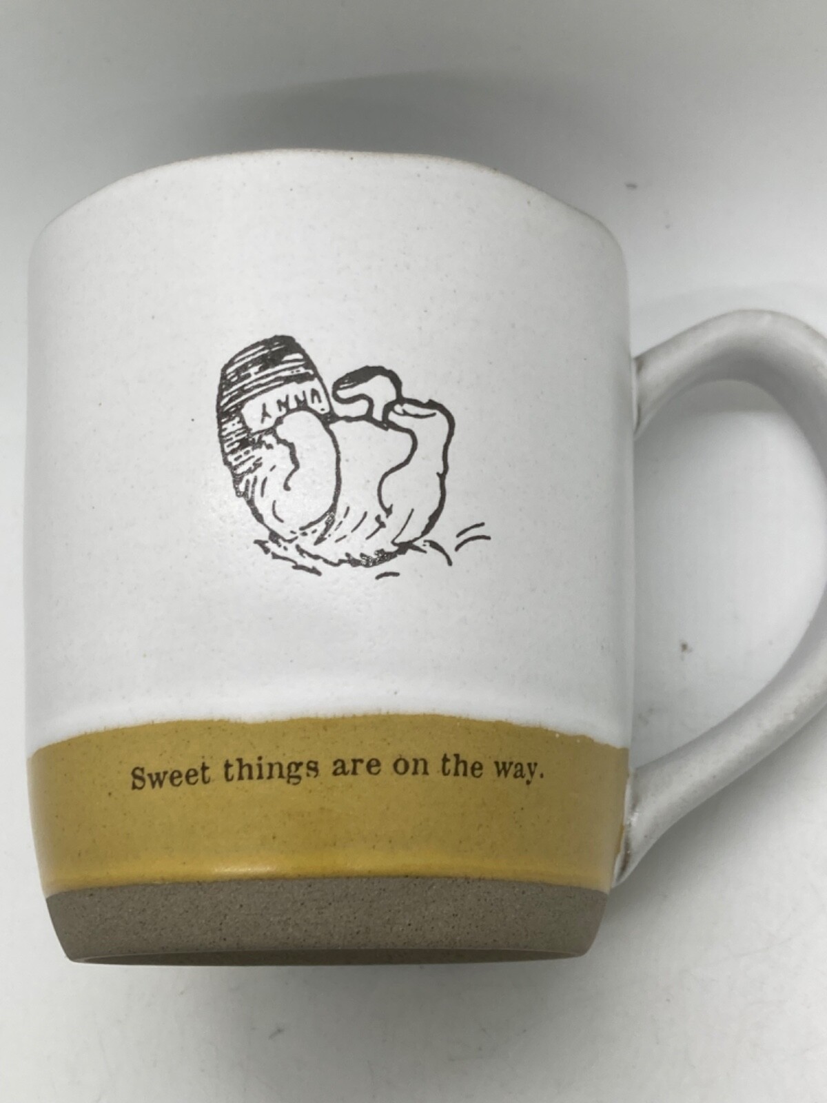 Silver Buffalo Disney Winnie the Pooh Today Is My New Favorite Day Tigger's Tail Sculpted 3D Handle Ceramic Mug, 20 Ounces