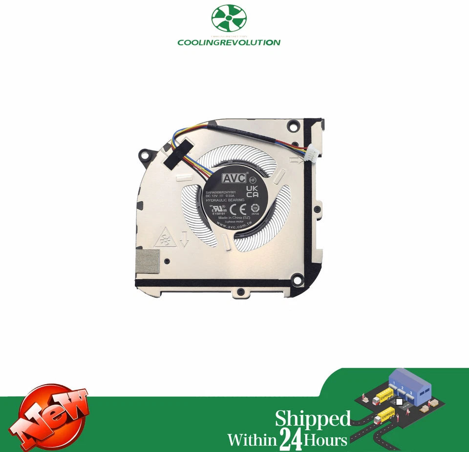 Laptop CPU Cooling Fan for Asus VivoBook S 14X S5402Z K3502 K3402ZA 13N1-EUP0211 - Image 2 of 2