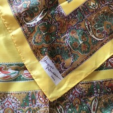 Jacques Rousseau Paris Vintage Scarf