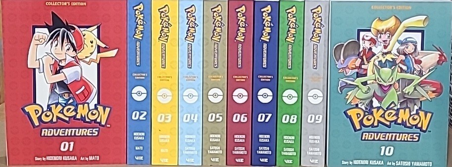 Pokemon Adventures Collector's Edition Manga Vol 1-10 English Viz