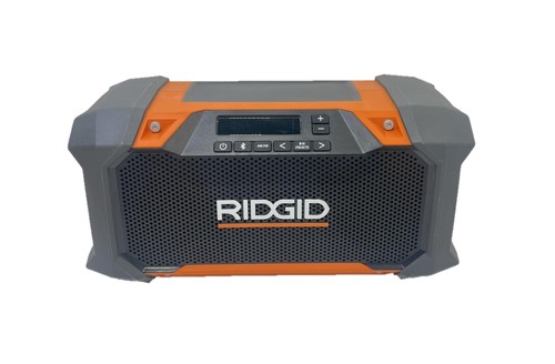 Radio híbrida para sitio de trabajo RIDGID 18V con tecnología Bluetooth (solo herramienta) R84089B - Imagen 9 de 9