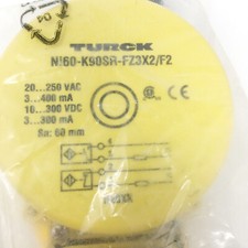 TURCK NI60-K90SR-FZ3X2 2-Wire AC DC NonEmbeddable Rectangular Inductive Sensor