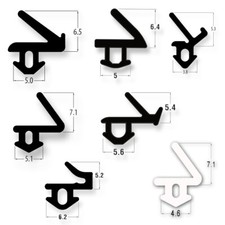 uPVC Window & Door Flipper Gasket Seal Double Glazing Black Rubber Repair PVC