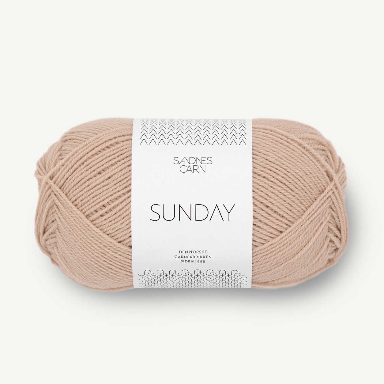 Sunday by Sandnes Garn - Light Beige (3021) - 50 g / approx. 235 m Wool