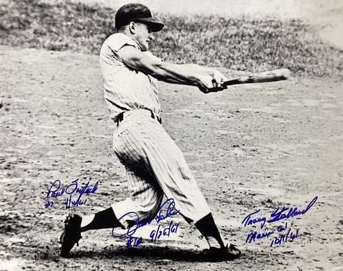 Jack Fisher Signed Photo 16x20 Roger Maris ‘61 HR Chase Stallard Foytac JSA 1 - Picture 2 of 5