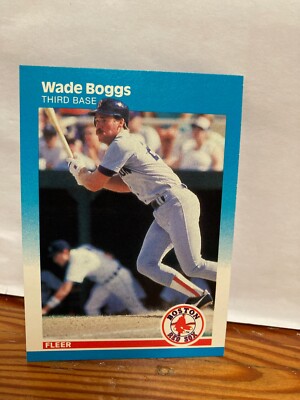 Wade Boggs 1987 Fleer