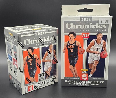 2021 Panini Chronicles Draft Picks NBA Bundle Blaster & Hanger Boxes SEALED