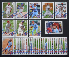 2021 Topps Philadelphia Phillies Team Set w/ Update & Alex Bohm Rookie Variation