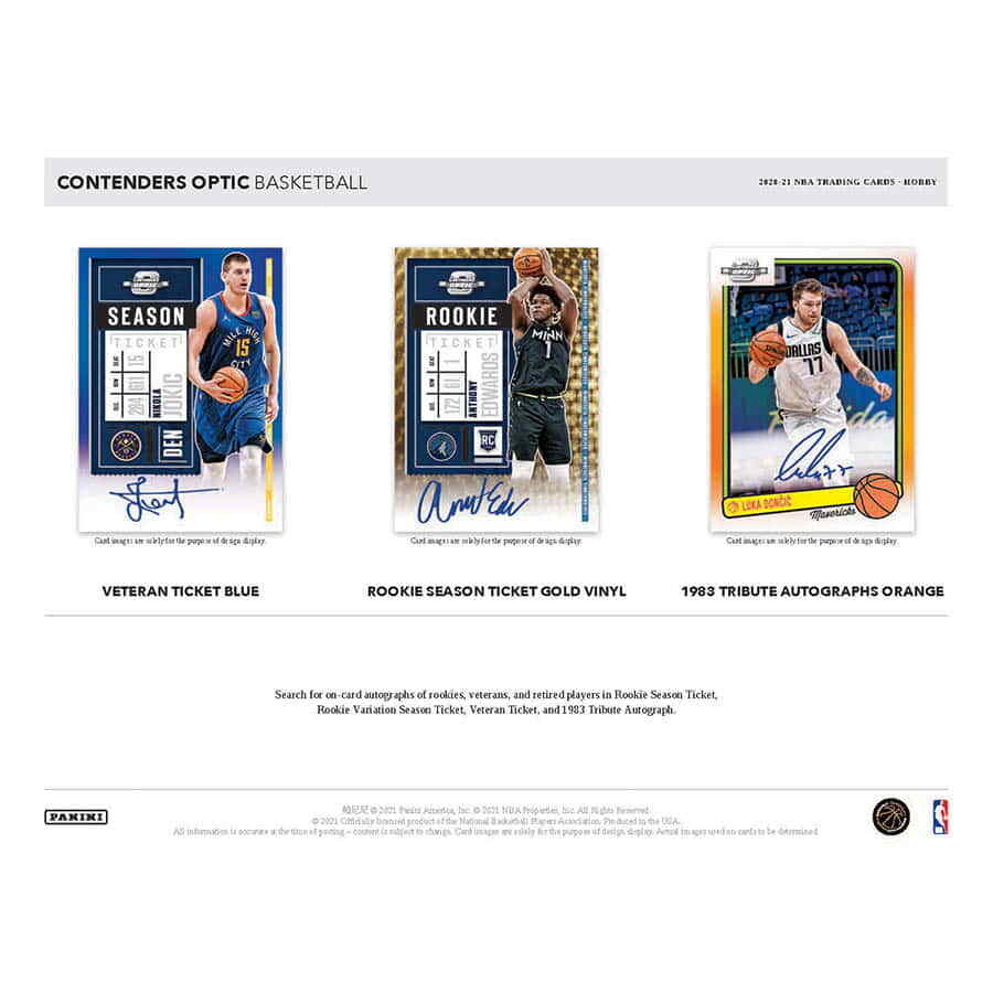 2020-21 Panini Contenders Optic Basketball Hobby Box Sealed