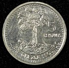GUATEMALA Copper-Nickel  2000 5 Centavos Guatemala City Mint XF  KM# 276.6 (80) — photo 2